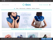 Tablet Screenshot of firiri.com